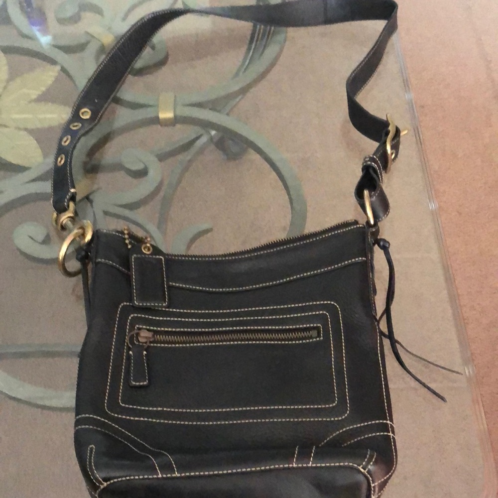 Coach G06X 10398 black Bleeker duffle bag